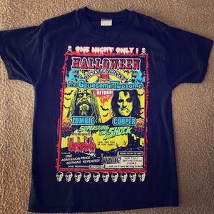 Rob zombie Alice cooper band tour tee